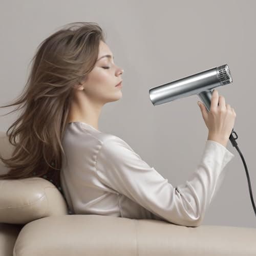 VEVOR Professional Hair Dryer, 3.0 Million Negative Ions Blow Dryer, 98,000RPM High-Speed Brushless Motor, 3 Temp & 3 Speeds, Lightweight Salon Hair Blow Dryers with Nozzles & Diffuser for Home Travel 8