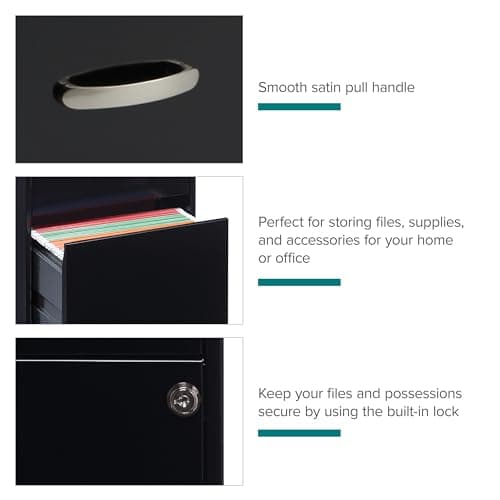 Lorell SOHO 18" 3-Drawer Vertical File 5