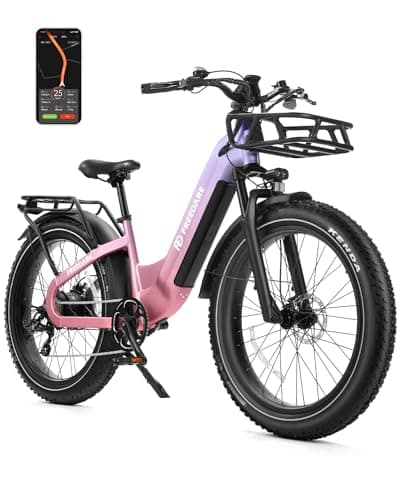 FD FREEDARE Eden Electric Bike Adults GPS Smart App Control 750W Motor 48V 20Ah Battery Fat Tire Ebike,Torque Sensor Electric Bicycle,90Miles Range,28MPH Max Speed