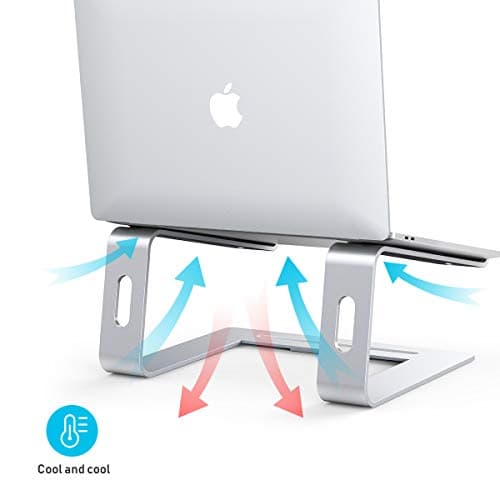 LITEPRO Laptop Stand for Desk, Detachable Laptop Riser Notebook Holder Stand Ergonomic Aluminum Laptop Mount Computer Stand, Compatible with MacBook Air Pro, Dell XPS, Lenovo More 10-18" Laptops 5