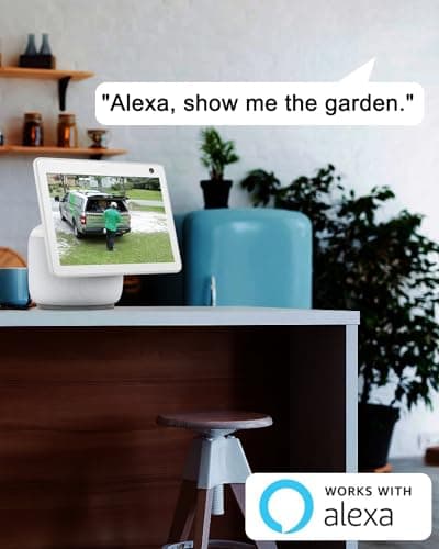 ANRAN 2K Solar Security Cameras Wireless Outdoor, 2.4Ghz WiFi Surveillance Outdoor Camera for Home Security with Embedded Solar Panel, Color Night Vision, 2-Way Talk, IP67 Waterproof, Work with Alexa 8