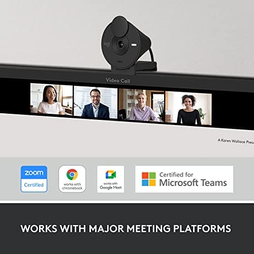 Logitech Brio 301 Full HD Webcam with Privacy Shutter, Noise Reduction Microphone, USB-C, Certified for Zoom, Microsoft Teams, Google Meet, Auto Light Correction - Black 7