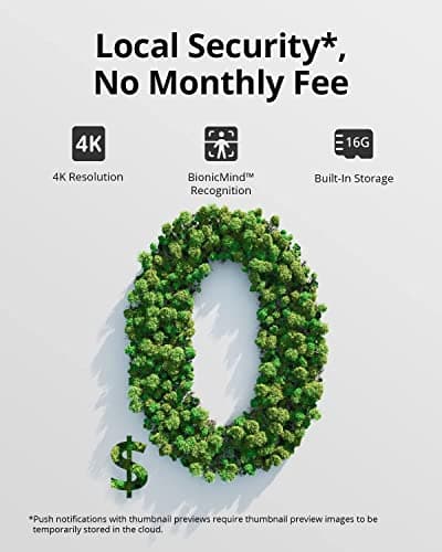 eufy security eufyCam S300(eufyCam 3C)4-Cam Kit, Security Camera Outdoor Wireless, 4K Camera, Expandable Local Storage, Face Recognition AI, Spotlight, Color Night Vision, 2.4GHz Wi-Fi, No Monthly Fee 6