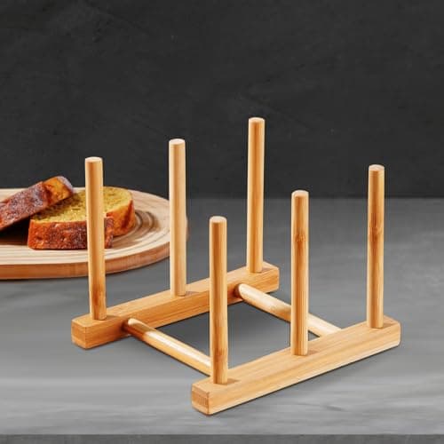 PARACITY Espresso Cups Set Of 6 with Bamboo Stand, Insulated Espresso Accessories 4.3 OZ, High Borosilicate Espresso Shot Glass, Clear Glass Expresso Coffee Cup with Handle, Small Tea Cups 5