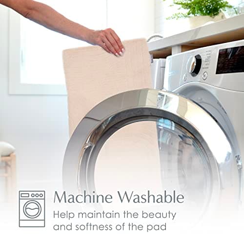 Pure Enrichment PureRadiance Luxury Heating Pad for Cramps, Back, Neck, & Shoulder Pain Relief, Patented Design, Soft Faux Fur & Micromink, 6 Heat Settings, Machine Washable, 12”x24” (Golden Sands) 5