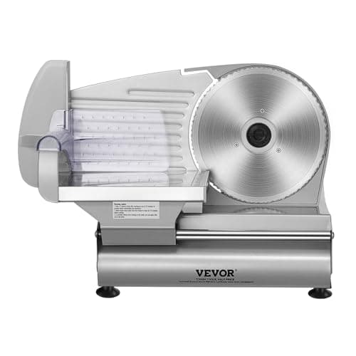 VEVOR Meat Slicer, 180W Electric Deli Food Slicer, 7.5 inch Meat Cutter with a Premium SUS420 Blade, 0-0.6 inch Adjustable Thickness, ETL Certified Food Slicer Machine for Home Use 11