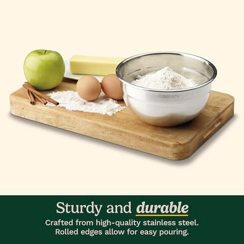 Cuisinart Mixing Bowl Set, Stainless Steel, 3-Piece, CTG-00-SMB 5