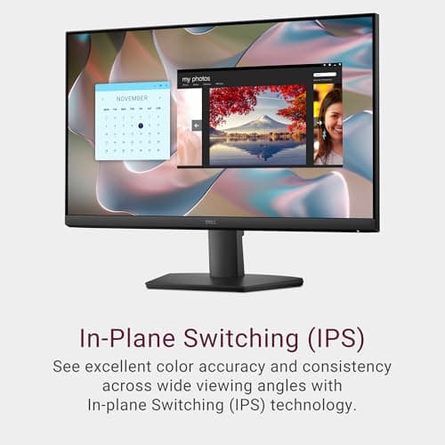 Dell 24 Monitor - SE2425HM - 23.8-inch Full HD (1920x1080) 16:9 100Hz Display, IPS Panel, 16.70 Million Colors, Anti-Glare, 1 HDMI / 1 VGA Port, TÜV Rheinland 3-Star*, Comfortview Plus - Black 5