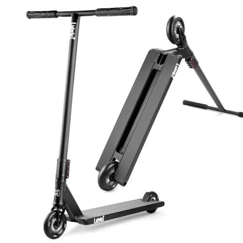 Limit LMT23AZ Pro Trick Street Scooter for Tall Adult and Teens Professional Stunt BMX Freestyle Scooters SCS 4 Bolts with Boxed Ends Perfect for Intermediate Advanced Riders (Black)