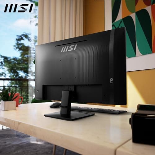 msi PRO MP271A E2 27-inch IPS 1920 x 1080 (FHD) Gaming Office Monitor, 120Hz, Free-Sync, HDMI, DisplayPort, VGA Port, VESA Mountable, Tilt, Speaker, 4-Side Slim Bezel 1ms, Black 3