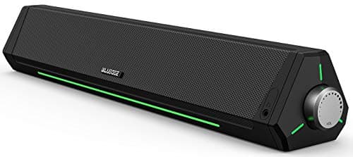 BLUEDEE Computer Speakers for Desktop PC, Computer Sound bar, HiFi Stereo Speakers for Computer Desktop, Bluetooth 5.0 and 3.5mm Aux-in PC Soundbar, USB/USB C Powered Gaming Speakers for pc, Laptop