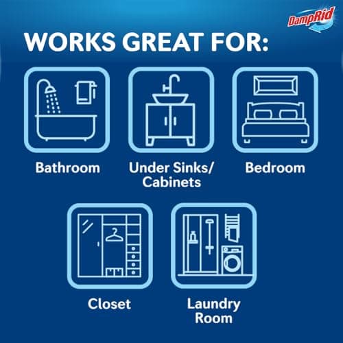 DampRid Fresh Scent Single-Use Pouch Moisture Absorber, 6-Pack 5