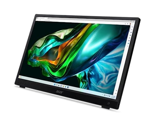 acer Portable Monitor PM181Q Abmiux 17.3" 1080P FHD IPS Gaming | Ultra Slim Portable Design | External Monitor for Laptop PC/Mac | Speakers | 1 x USB 3.1 Type-C Port, 1 x Mini HDMI & 1 x Audio Out 9