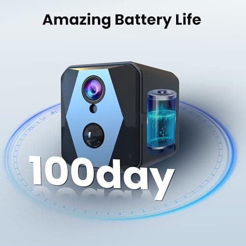 vebiliki 4K Spy Camera with SD Card, Hidden Camera Mini Wireless Security Cam with AI Motion Detection, Auto Night Vision, Cloud/Local Storage, 100-Day Standby Nanny Cam for Home Monitoring 6