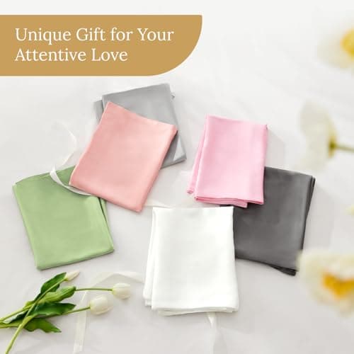 INFIIXSO Mulberry Silk Pillowcase for Hair and Skin, Silk Pillow Cases King Size with Hidden Zipper 20x40 Inches, Smooth and Soft Cooling Pillow Cases for Hot Sleepers(Dark Grey, 1 Pack) 6