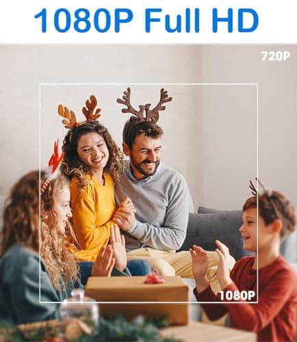 Mini Wireless WIFI Camera Hidden Spy HD Cameras Small Home Indoor Outdoor Security Camara Security Camera Nanny Body Pet Dog Cam Motion Detection Function Built-in Battery House Cams Night Vision 8