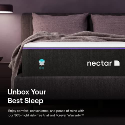 Nectar Premier Twin Mattress 13" - Medium Firm Gel Memory Foam Mattress - 5 Layers of Comfort - Dual Action Cooling Tech - 365-Night Trial - Forever Warranty,White 6