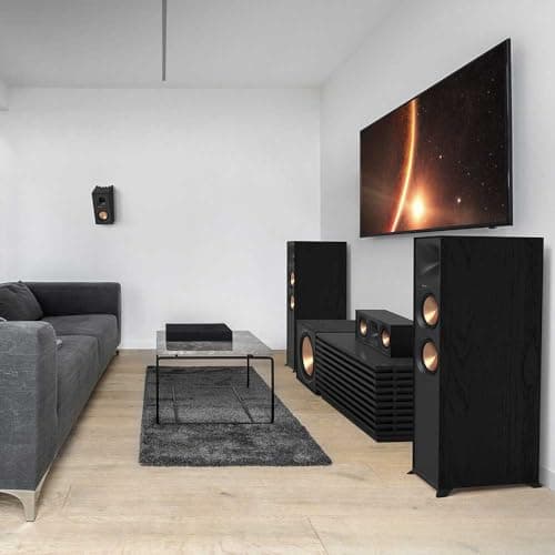 Klipsch Reference Next-Generation R-50C Horn-Loaded Center Channel Speakers for Crystal-Clear Home Theater Dialogue in Black 8