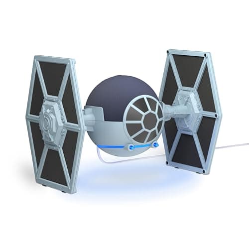 STAR WARS Echo Dot Bundle: Includes Echo Dot (5th Gen, 2022 release) | Deep Sea Blue and Limited Edition STAR WARS TIE Fighter Stand 5