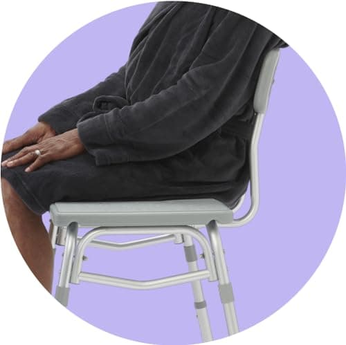 Medline Transfer Bench for Bathtubs and Showers, Adjustable Shower Bench and Bath Seat For Seniors and adults, Slip-resistant Feet, Heavy-Duty 400 lb. Weight Capacity, Tool-Free Assembly 7