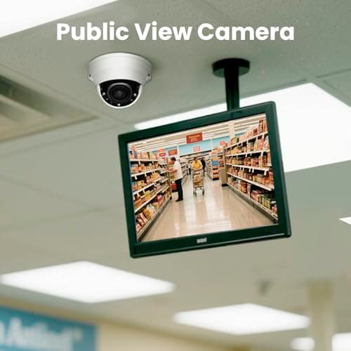 ENS 5MP HDMI Security IP Camera, HDMI Output, Display 2MP Video Directly on TV/Monitor Without Delay, Logo Designable, Alarm/Audio Support, 2.8mm Lens, IP66, NDAA Compliant, Built-in TF Card Slot 5