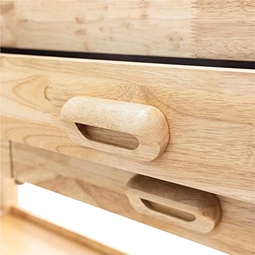 Olympia Tools 60-Inch Rubber Hardwood Workbench with 4-Drawers - 450lbs Weight Capacity Heavy Duty Portable Wood Work Bench Table for Garage, Workshop, Home Storage - Woodworking Wooden Workbenches 7