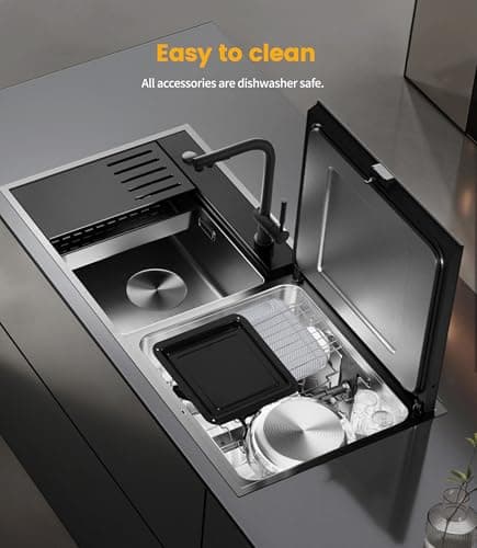 24Qt Large Air Fryer Oven French Door 15 in 1 Multi-Function Digital Controls Convection Oven Stainless Steel Dual Zone Electric Oven Toaster Combo with 13 Accessories & Cookbook 7