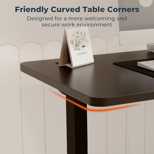 FitStand Dual Motor Standing Desk, Large Stand Up Desks, 79x31 Inches Electric Sit Stand Desk, 4 Memory Preset Adjustable Height Home Office Desk (Black) 6