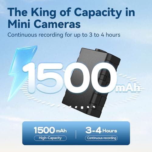 Criuste Hidden Camera， Nanny Cam for Home | 4K Ultra HD WiFi & SD Mini Camera, Free Cloud Storage, Works Online & Offline for Baby, Pet, and Indoor Monitoring (Deep Grey) 5