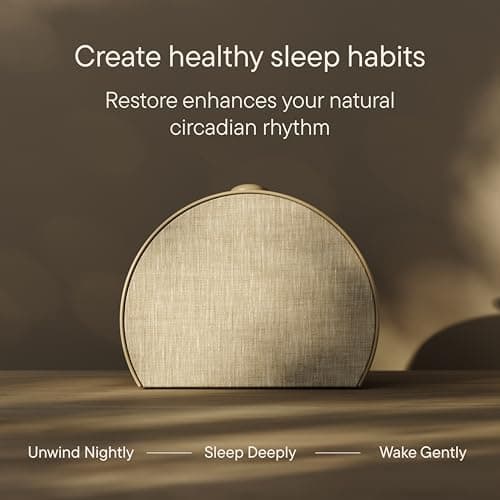Hatch Restore 3 Sunrise Alarm Clock, Sound Machine, Smart Light (Greige) - White Noise, Screen-Free Sleep Routine 6