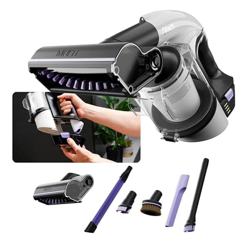 Gtech Multi Platinum Cordless Handheld Vacuum Cleaner - Portable Vacuum Cleaner for Car, Home, and More - Reinforced with Lightweight Aluminum - Rechargeable - 30 Mins Runtime
