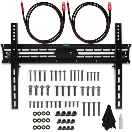 Panasonic TV-50W70BP W70 Series 50 inch LED 4K Ultra HD Smart Fire TV Bundle with Bluetooth Soundbar, TV Wall Mount, 6-Outlet Surge Adapter, Theater Essentials and 2X HDMI Cable 7
