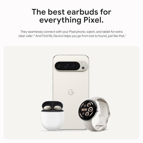 Google Pixel Buds Pro 2 - Wireless Earbuds with Active Noise Cancellation – Bluetooth Headphones - Porcelain 9