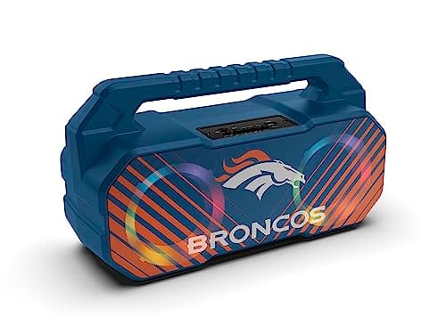 SOAR NFL Wireless Boombox Speaker, Denver Broncos