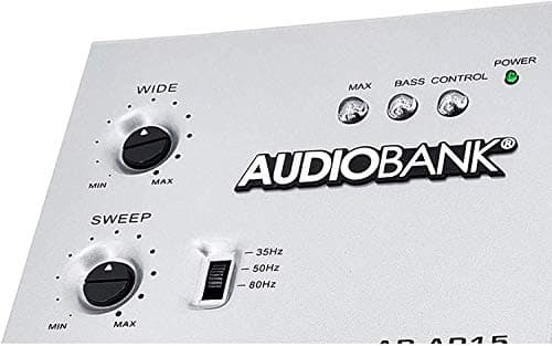 Audiobank AP15-1/2 Din Car Audio Digital Bass Processor, Sound Restoration & Crossover for Car Subwoofer with Bass Knob/Input Level: 15V RMS & Output Level: 13.5V Peak -2nd Gen 6