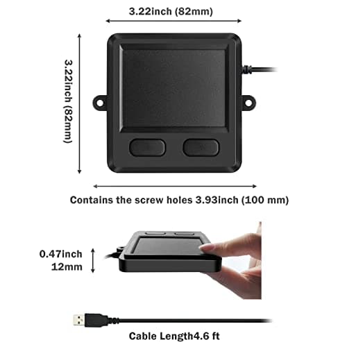 M MC Saite MCSaite Wired USB Touchpad, Portable Trackpad Fit with Professional or Industrial Use for Computer Laptop Mac Notebook 6