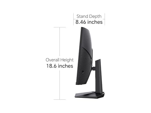 GTek 27 Inch Curved 280Hz 240Hz Gaming Monitor FHD 1080P, 1500R Curve Computer Monitor, 1920 x 1080P, VA 1ms MPRT,FreeSync, DisplayPort/HDMI, for Gaming, Streaming & Home Office 7