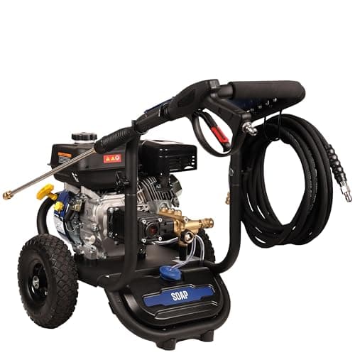 Westinghouse WPX3600 Gas Pressure Washer, 3600 PSI and 2.7 Max GPM, Onboard Soap Tank, Spray Gun and Wand, 5 Nozzle Set, for Cars/Fences/Driveways/Homes/Patios/Furniture 10