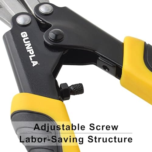 Gunpla Mini Bolt Cutter 8-inch/210mm Heavy Duty Spring Loaded with Non-Slip Rubber Handle Wire Cable Bolts Cutters, Clipper Snips Stainless Steel Tool for Padlock Chain Wires Mesh Screw Fence Rivets 5
