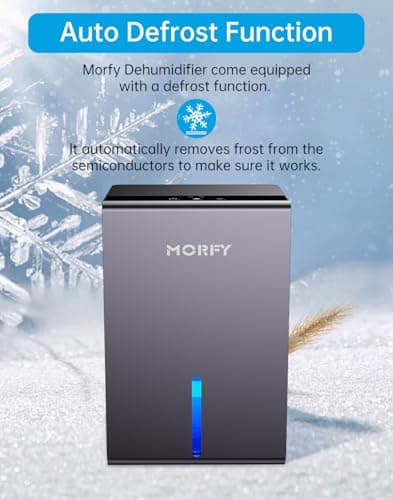 MORFY Dehumidifier, Small Dehumidifier for Bedroom Bathroom RV with Auto Shut Off, Compact Quiet Dehumidifiers for Room Home Closet Laundry Room 6