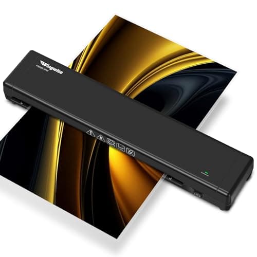 Wingwise 13" Wide Thermal Laminator Machine for Home, Office & School - Matte Black, Ideal for Tabloid (11"x17") & Smaller Documents