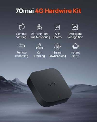 【70mai Dash Cam T800+4G Hardwire Kit UP05】 70mai T800 3 Channel Dash Cam Front and Rear Inside(4K+4K+1080P), Dash Camera for Car with STARVIS 2 IMX678, HDR Night Vision, 512GB Card, 24H Parking Mode 9