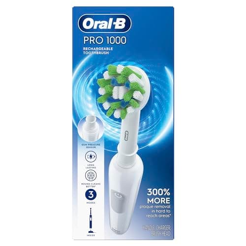 Oral-B Pro 1000 Rechargeable Electric Toothbrush, White 7