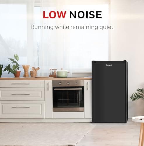 Honeywell Compact Upright Freezer, 3 Cubic Feet, Single Door Upright Freezer with Reversible Door, for Home, Dorms, Apartment, Office- Black 5