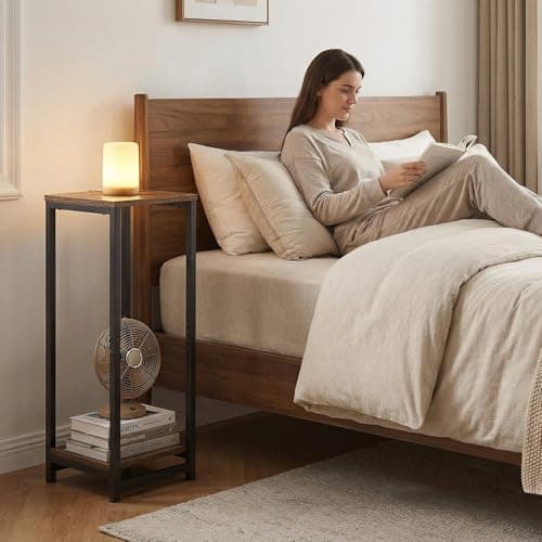 VonDream 2 Tier Tall Plant Stand Indoor, 32.5" Corner Plant Stands for Indoor Plants Multiple, Multi-Functional Small Side Table for indoor Plants 6