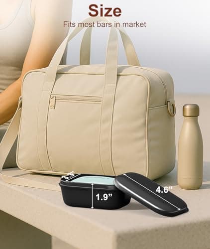 Quatish Leakproof Soap Dish with Lid & Draining Layer, Shatterproof Travel Bar Soap Holder Case Container, Portable Travel Size Toiletries Essentials for Camping, Gym, Bathroom, Black 5