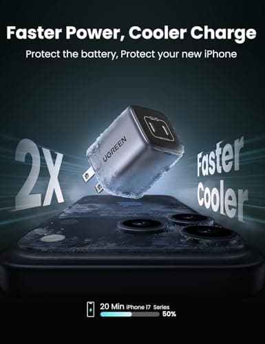 UGREEN MagFlow Qi2 25W 10,000mAh Power Bank Bundle with 45W GaN USB C Charger 6