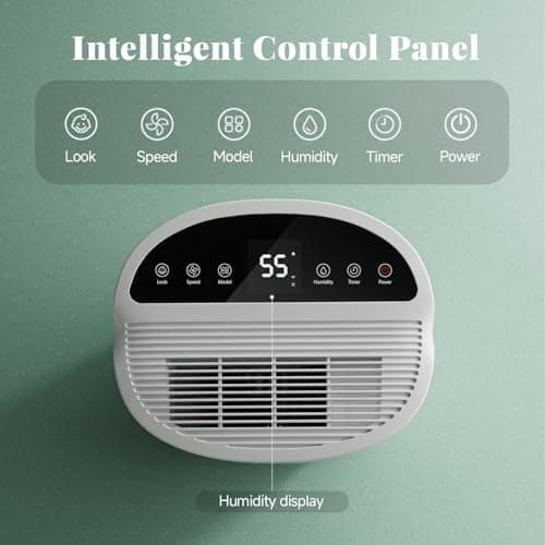 Energy Star Smart Dehumidifier for Home & Basement, Up to 2000 Sq. Ft, 35 Pints (95°F, 90% RH), 37dB Ultra Quiet with Sleep Mode, App Control, Child Lock & Continuous Drain Hose Included 7