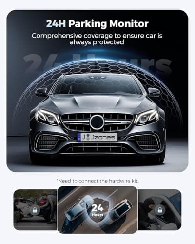 Dash Cam Front and Rear: 4K+1080P FHD Dual Dash Camera for Cars with Night Vision, 2 Channel HDR Dash Camera, 24H Parking Mode Car Camera, Built-in GPS, WiFi 6, Free 64GB Card 7