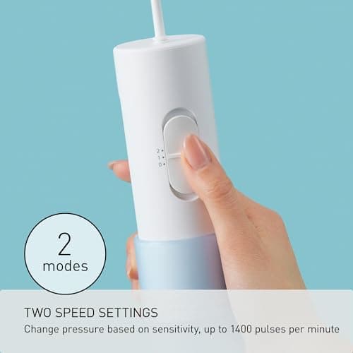 Panasonic Water Flosser for Travel, Cordless Portable Oral Irrigator with Two Water Pressure Settings, Collapsible Water Tank - EW-DJ11​-A 5